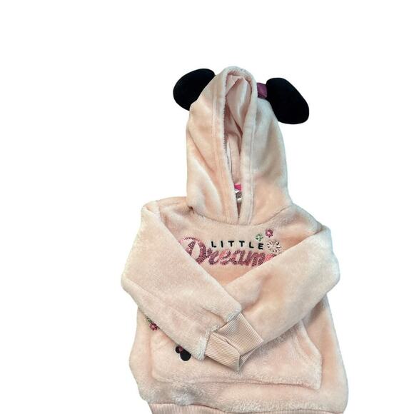 Disney Other - Disney Minnie Mouse “Little Dreamer” Fleece Hoodie – 12 Months